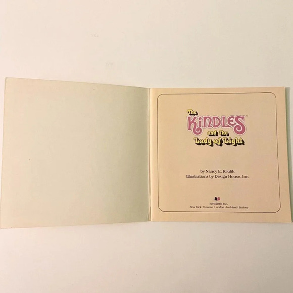 Vintage 1985 The Kindles And the Lady of the Light Scholastic Book Nancy Krulik - Picture 6 of 15